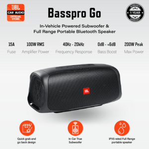 JBL BASSPRO-GO Portable with Bluetooth Sub Woofer