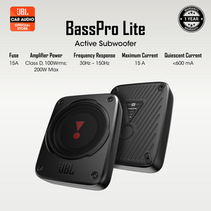 JBL BASSPRO-LITE 7' Inch Underseat Sub Woofer