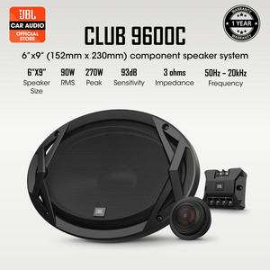JBL CLUB 9600C - 6" x 9" Inch 2-Way Component Speaker