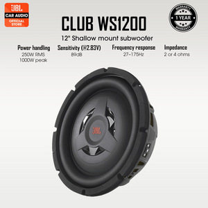 JBL CLUB-WS1200 12' Inch Passive Slim Type Sub Woofer