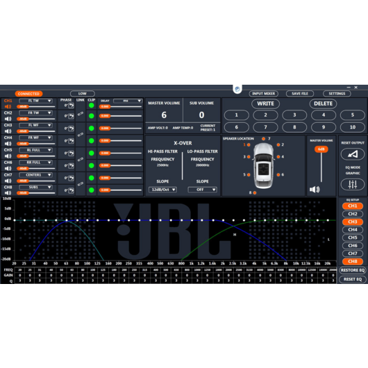JBL DSP-4086 8 Channel DSP
