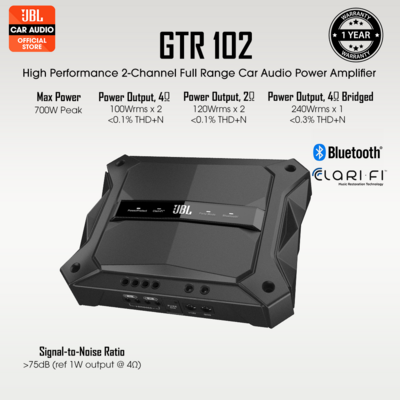 JBL GTR-102 2 Channel Amplifier