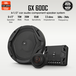 JBL GX-600C 6.5' Inch 2 Way Component Speaker