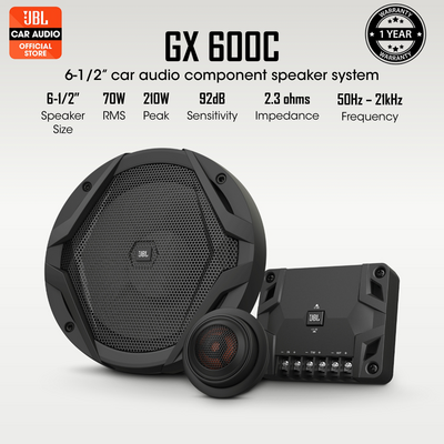 JBL GX-600C 6.5' Inch 2 Way Component Speaker