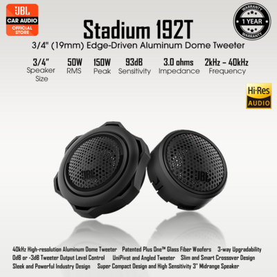 JBL STADIUM-192T 3/4' Inch Tweeter