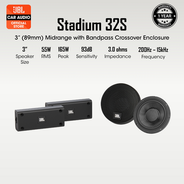 JBL STADIUM 32S -  Stadium Series 3" Midrange Car Speakers