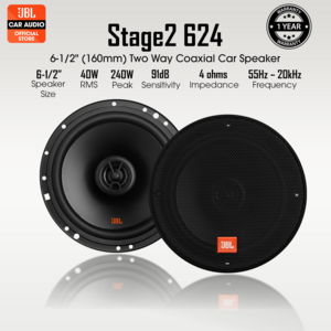 JBL STAGE2-624 6.5' Inch 2 Way Coaxial Speaker