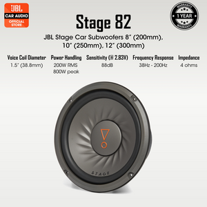 JBL STAGE-82 - 8' Inch Passive Sub Woofer